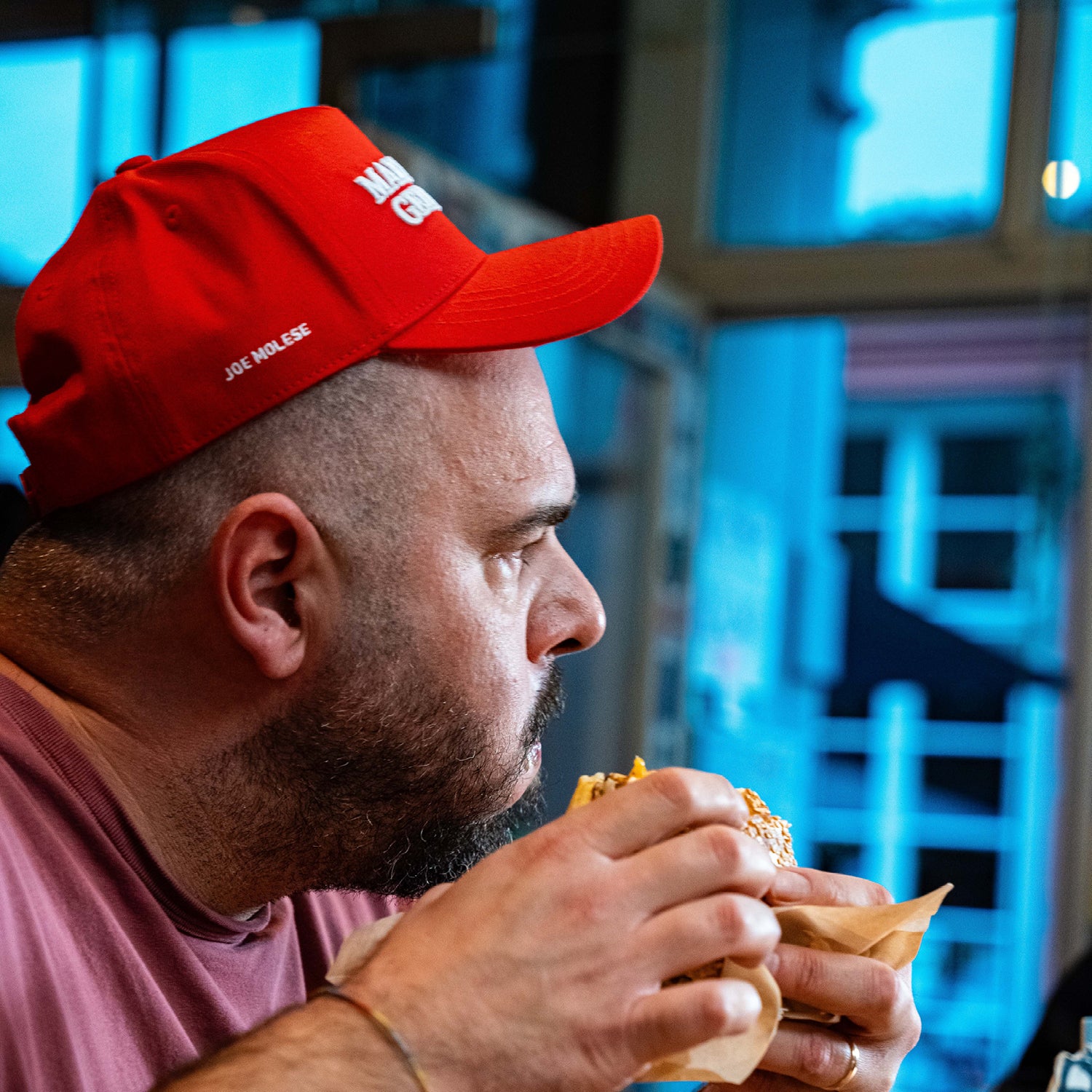 "Make Food Geil Again", Cap, Rot
